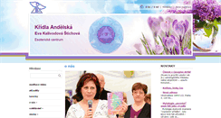 Desktop Screenshot of kridlaandelska.cz