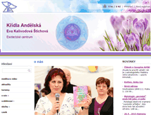Tablet Screenshot of kridlaandelska.cz